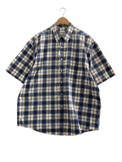 商品画像：半袖シャツ/XL/コットン/BLU/チェック 1