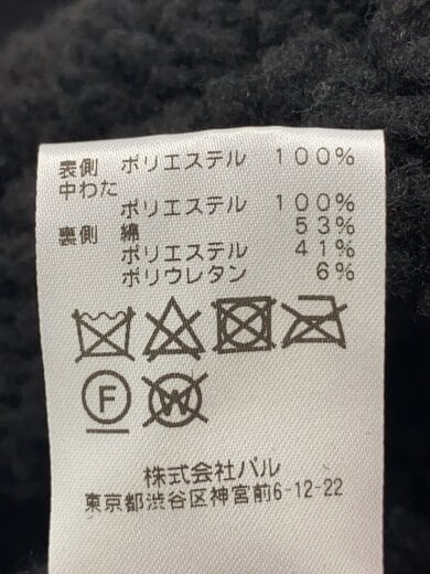 商品画像：ジャケット/FREE/ポリエステル/BLK 4