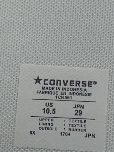 商品画像：ハイカットスニーカー/29cm/BLK/1ck561 5