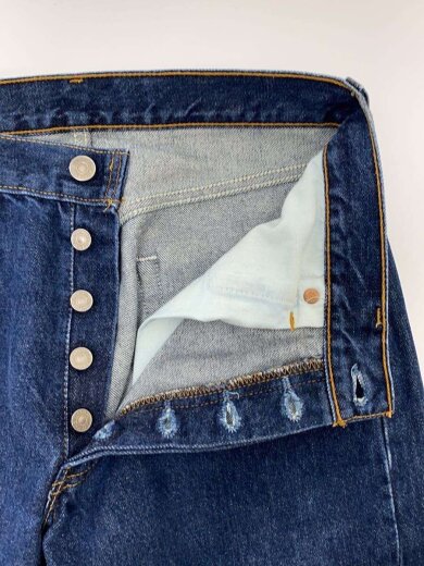 商品画像：ストレートパンツ/30/コットン/BLU/6501 3