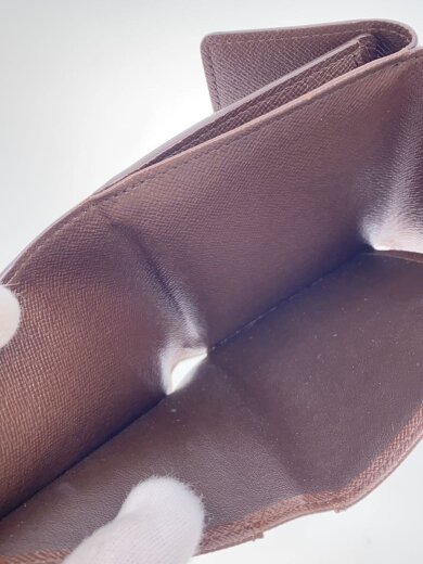 商品画像：ポルト・モネ・ビエ・カルト・クレディ_ダミエ・エベヌ/PVC/BRW/総柄/レディース// 6