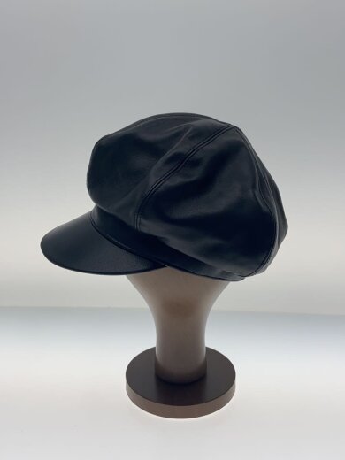 商品画像：キャスケット/FREE/羊革/BLK/無地/メンズ 2