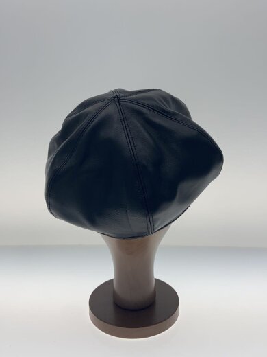 商品画像：キャスケット/FREE/羊革/BLK/無地/メンズ 3