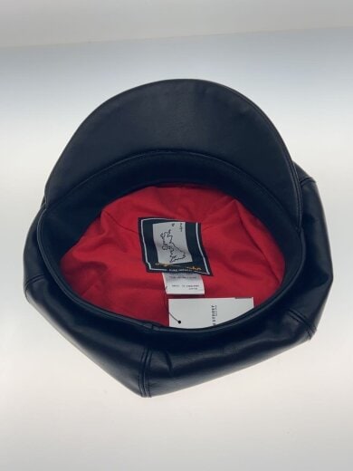 商品画像：キャスケット/FREE/羊革/BLK/無地/メンズ 4