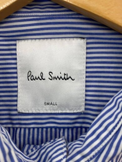 商品画像：長袖シャツ/S/コットン/BLU/ストライプ/PF-WR-38150 3