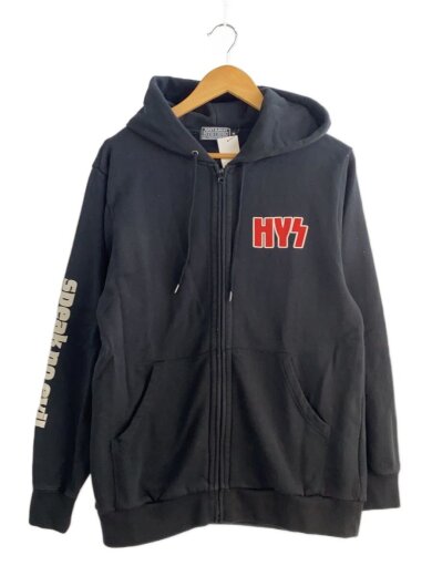 商品画像：ジップパーカー/M/コットン/BLK/02261CF08// 1