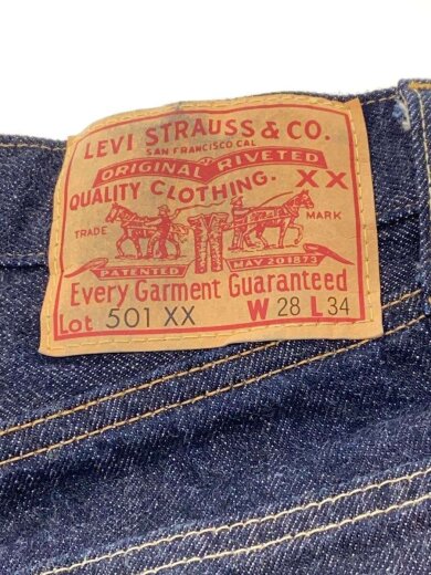 商品画像：ストレートパンツ/28/コットン/IDG/PC9-50155-0055/501XX/赤耳/BIGE 4