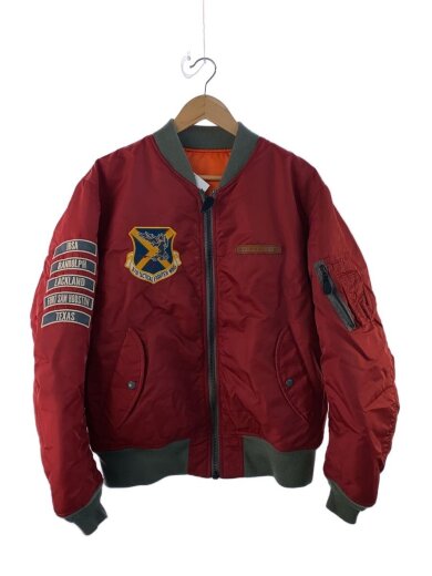 商品画像：フライトジャケット/XXL/ナイロン/RED/6162181 1