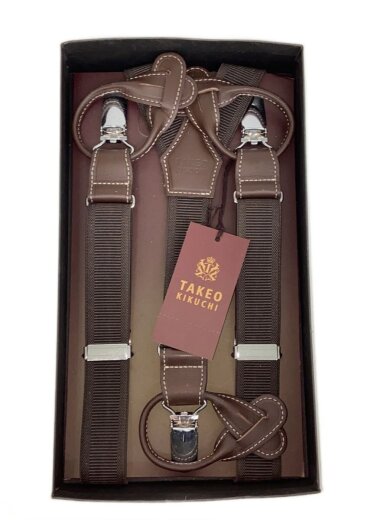 商品画像：ベルト/--/BRW/無地/メンズ/サウペンダー/タグツキ 1