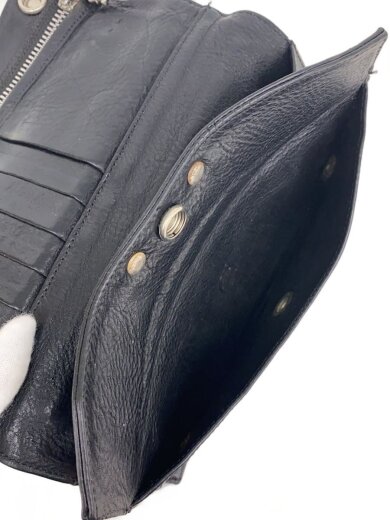 商品画像：長財布/レザー/BLK/メンズ 5