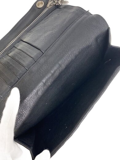 商品画像：長財布/レザー/BLK/メンズ 6