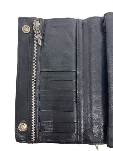 商品画像：長財布/レザー/BLK/メンズ 7