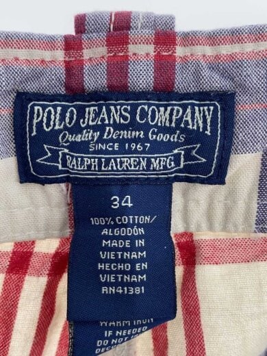 商品画像：ショートパンツ/34/コットン/チェック/50336 4