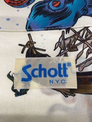 商品画像：長袖シャツ/--/コットン/WHT/総柄/3115075 3