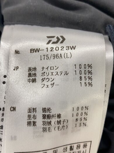 商品画像：ダウンベスト/L/ナイロン/BLK/bw-12023w 4