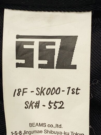 商品画像：ボトム/--/コットン/BLK/無地/18-sk000-1st 4