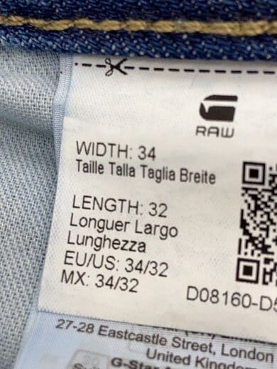 商品画像：ストレートパンツ/32/コットン/IDG/D08160-D536-G322 6