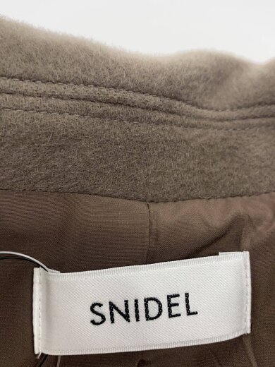 商品画像：タグ付き/25AW/ ウールカシミヤスタンドカラーコート/1/ウール/BRW/SWFC255037 3