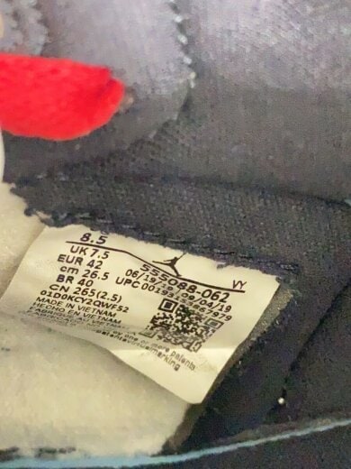 商品画像：AIR JORDAN 1 RETRO HIGH OG/エアジョーダン1レトロハイ/ブラック/555088-062/ 5