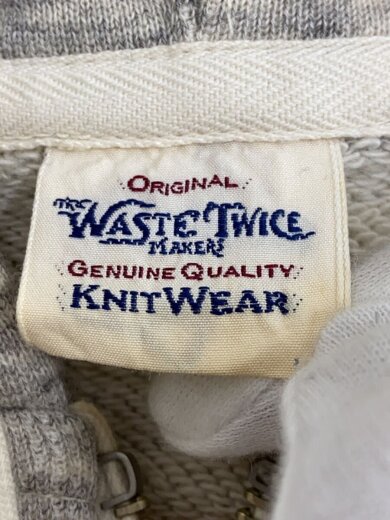 商品画像：ジップパーカー/38/コットン/GRY/無地/WT-M.O.E-cs01 3