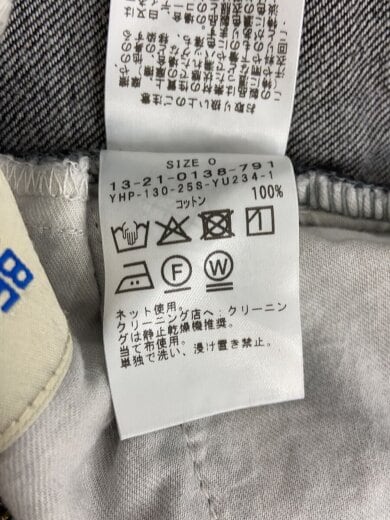 商品画像：25SS/フレアデニムパンツ/0/コットン/BLK/無地/13-21-0138-791 5