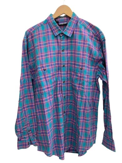 商品画像：長袖シャツ/M/コットン/マルチカラー/チェック 1