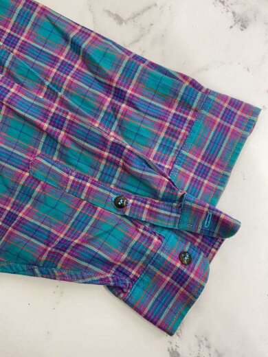 商品画像：長袖シャツ/M/コットン/マルチカラー/チェック 6