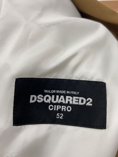 画像：DSQUARED222SS/CIPRO/セットアップ/52/コットン/CML/無地/01PR/2022/2279/13