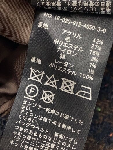 商品画像：コート/38/アクリル/BRW/18-020-912-4050-3-0 5