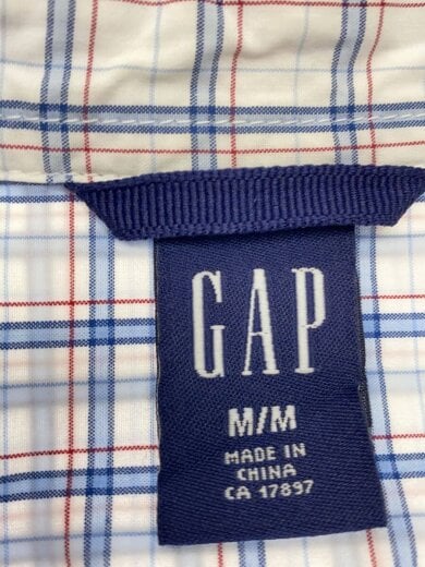 商品画像：OLDGAP/00～90s/シャツ/M/コットン/BLU/チェック/CA17897// 3