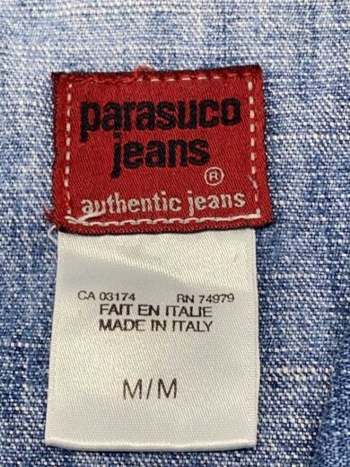 商品画像：parasuco jeans/Gジャン/M/デニム/BLU/無地// 3