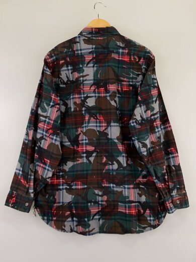 商品画像：24AW/別注/WORK SHIRT長袖シャツ/M/コットン/マルチカラー/カモフラ/38-11-0922-79// 2