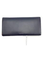 ポールスミス/長財布/レザー/ネイビー/無地/メンズ