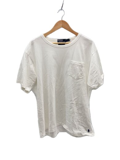 画像：POLO RALPH LAURENポロラルフローレン/Tシャツ/L/コットン/ホワイト/無地//1