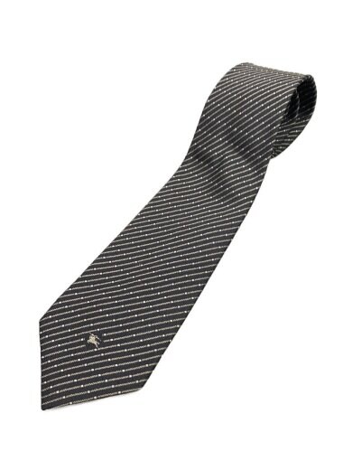 画像：BURBERRYSバーバリーズ/ネクタイ/シルク/グレー/総柄1