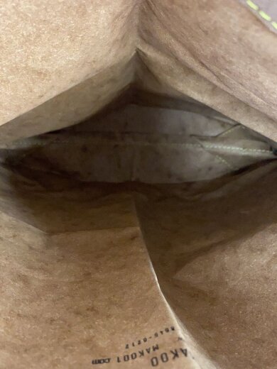 商品画像：MAKOO/ジャン・プルーエ/トートバッグ/レザー/キャメル/プリント 6