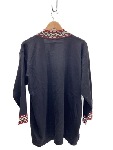 商品画像：イエーガー/カーディガン(厚手)/XS/ウール/ブラック/無地 2