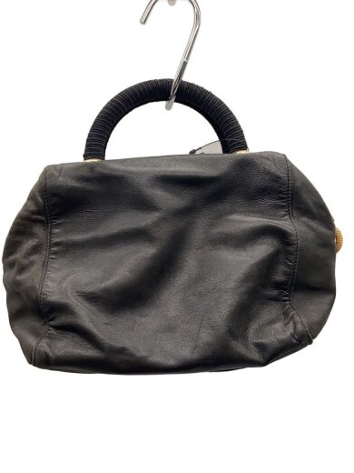 商品画像：プラダ/ハンドバッグ/レザー/ブラック/無地 3