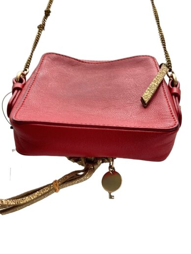 商品画像：シーバイクロエ/ショルダーバッグ/レザー/レッド/無地/01-20-86-C 4