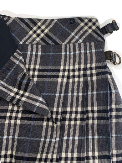 商品画像：バーバリーブルーレーベル/FLF32-62/スカート/38/ウール/グレー/チェック 3