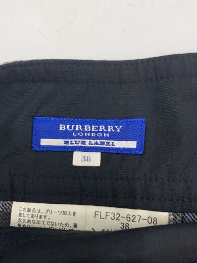 商品画像：バーバリーブルーレーベル/FLF32-62/スカート/38/ウール/グレー/チェック 4