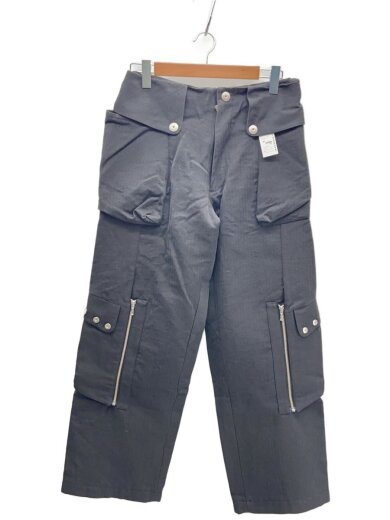 商品画像：オマールアフリディ/カーゴパンツ/46/ウール/ブラック/無地/OA-AW23-TRS-102-04 1