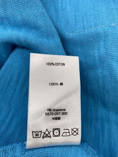 画像：SupremeTシャツ/S/コットン/BLU/プリント4