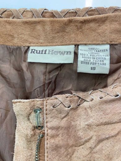 商品画像：ストレートパンツ/--/レザー/ブラウン/無地 4