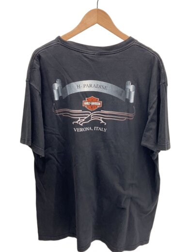 商品画像：Tシャツ/2L/コットン/ブラック/無地 2