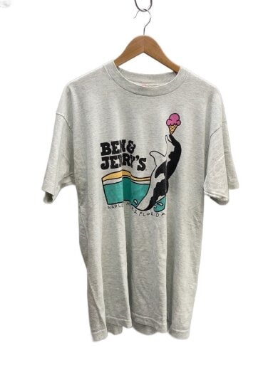 商品画像：Tシャツ/XL/コットン/WHT/BEN＆JERRYS/USA製 1