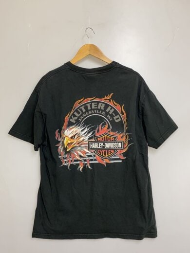 商品画像：Tシャツ/L/コットン/BLK/無地// 2