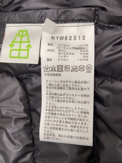 商品画像：ダウンジャケット/M/ナイロン/BLK/無地/NYW82312 5