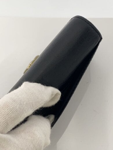 商品画像：3つ折り財布/レザー/BLK/メンズ 9