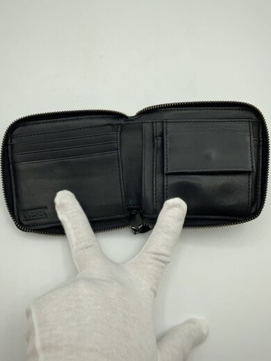 商品画像：DSL 3D BI-FOLD COIN ZIP XS/2つ折り財布/レザー/BLK/メンズ// 4